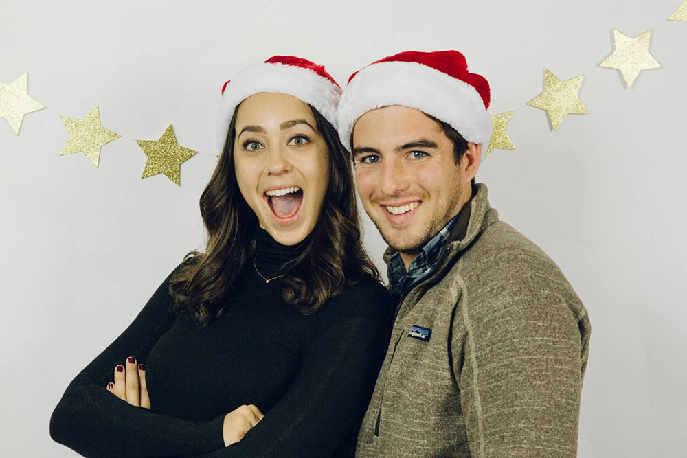 Sara and Matt at our annual holiday party!