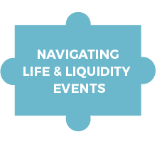 Liquidity events that take place in your personal or professional life can have a profound financial impact unless you have a well-thought-out plan in place. Whether it’s a divorce, a sudden inheritance, or the liquidation of shares, we work with you to create a detailed strategy that mitigates any tax liability while ensuring a smooth process.

SPEAK TO AN ADVISOR